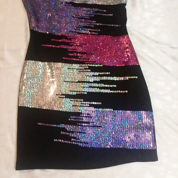 Forever 21 Sequins One Shoulder Dress - Picture 7 of 7